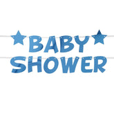 little-star-blue-baby-shower-foil-bunting-2-5m|775523|Luck and Luck|2